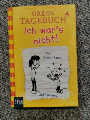 gebrauchtes Buch – Jeff Kinney – Gregs Tagebuch 4 - Ich war's nicht!