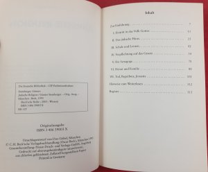 gebrauchtes Buch – Günter Stemberger – Jüdische Religion