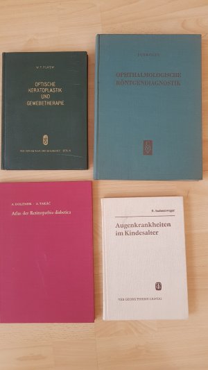 Ophthalmologie, Augenheilkunde, Spezielle Themen, Konvolut, z.T. antiquarisch