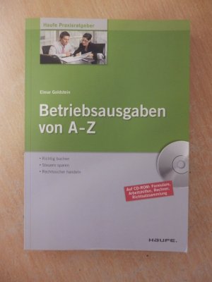 gebrauchtes Buch – Elmar Goldstein – Betriebsausgaben von A-Z