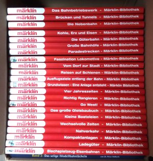 22 X Märklin-Bibliothek - Das Bahnbetriebswerk und weitere [Hardcover]