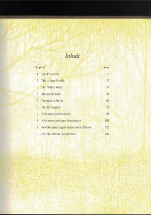 gebrauchtes Buch – Grahame, Kenneth / Sybil Gräfin Schönfeldt / Eric Kincaid – Wind in den Weiden. Illustriert von Eric Kincaid, Deutsch von Sybil Gräfin Schönfeldt