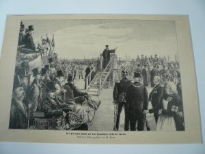 Die Berliner Veteranenfeier auf dem Tempelhofer Felde, 1895, Holzstich Titel: Die Berliner Veteranenfeier auf dem Tempelhofer Felde aus: Die Gartenlaube […]