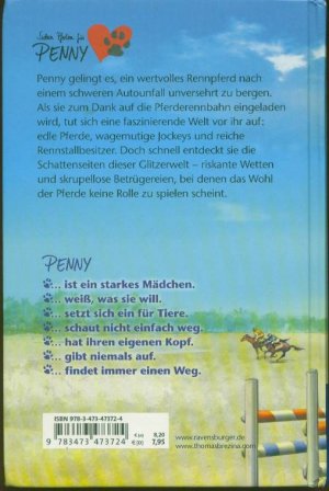 gebrauchtes Buch – Thomas C. Brezina (Autor) – Verrat auf der Rennbahn (Sieben Pfoten für Penny Bd. 29)