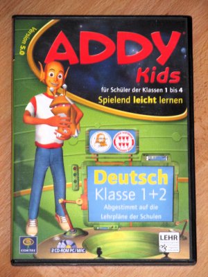 ADDY Kids - Version 5.0 - Deutsch Klasse 1+2 - Abgestimmt auf die Lehrpläne der Schulen - 2 CD-ROM PC/MAC