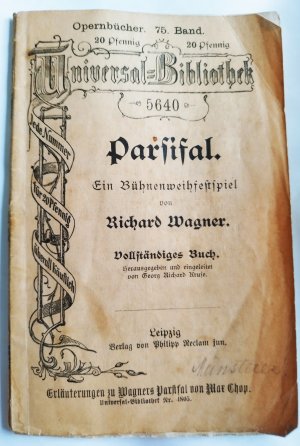 Parsifal, Ein Bühnenweihfestspiel