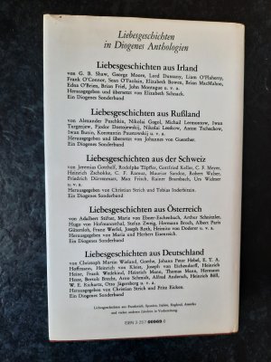 gebrauchtes Buch – Christian Strich – Liebesgeschichten aus Deutschland - eine Diogenes Anthologie