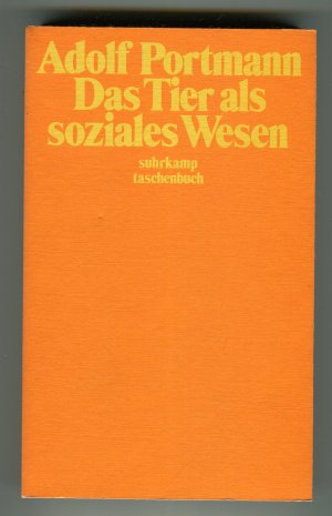 gebrauchtes Buch – Adolf Portmann – Das Tier als soziales Wesen