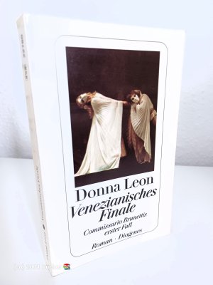 gebrauchtes Buch – Donna Leon – Venezianisches Finale ~ Commissario Brunettis erster Fall ~ Kriminalroman