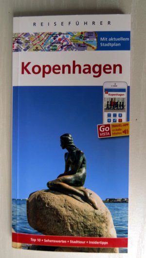 Kopenhagen mit Travel-App und Stadtplan