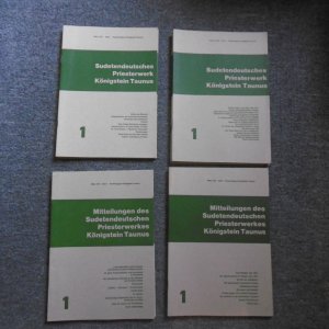 Sudetendeutsches Priesterwerk Königstein Taunus. Hefte 1+2+3+4 1976 und Hefte 1+2+3+4 1977 und Hefte 1+2+3+4 1978 und Hefte 1+2+3+4 1979