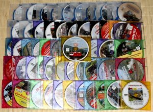 gebrauchter Film – 55 DVDs: Eisenbahn, Modelleisenbahner, ERVideoExpress, Eisenbahn Magazin, Führerstandsfahrten, Eisenbahn-Romantik, RioGrande, Bahn Extra, Eisenbahn-Journal