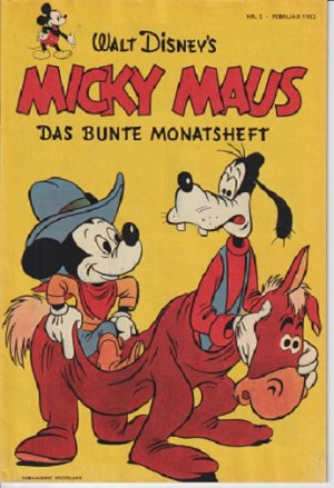 MICKY MAUS Das bunte Monatsheft Nr.2, Februar 1952