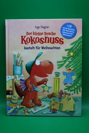 gebrauchtes Buch – Ingo Siegner – Der kleine Drache Kokosnuss bastelt für Weihnachten --Set mit CD