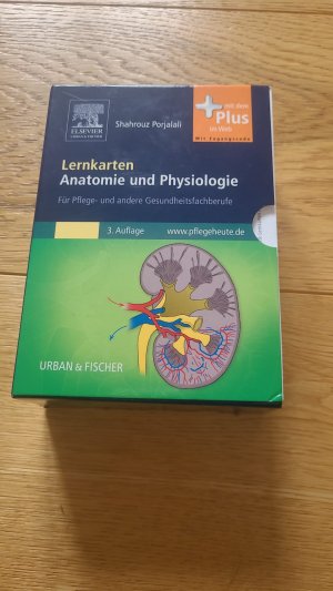 gebrauchtes Buch – Shahrouz Porjalali – Lernkarten Anatomie und Physiologie - für Pflege- und andere Gesundheitsfachberufe - mit www.pflegeheute.de-Zugang