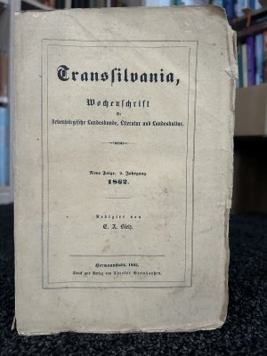 Transsilvania. Wochenschrift. 2. Jahrgang (Nr. 1 bis 22.)