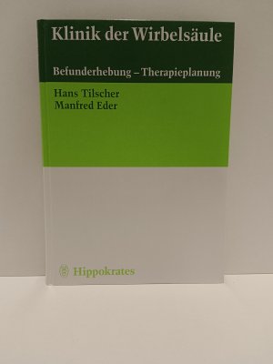 gebrauchtes Buch – Tilscher, Hans; Eder – Klinik der Wirbelsäule