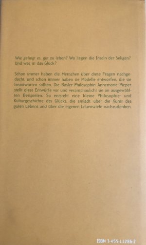 gebrauchtes Buch – Annemarie Pieper – Glückssache - Die Kunst, gut zu leben