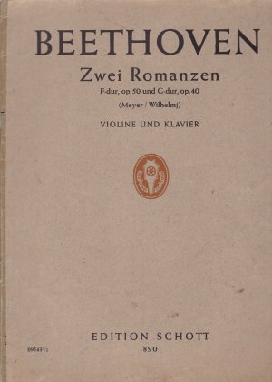 Zwei Romanzen - Violine und Klavier