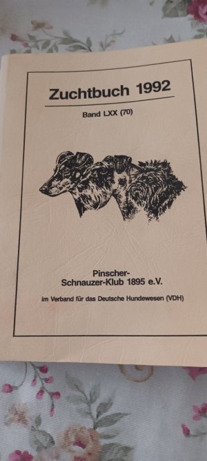 Zuchtbuch 1992 Band 70 Pinscher - Schnauzer-Klub 1895 e.V.