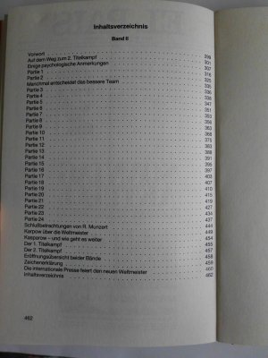 gebrauchtes Buch – Vladimir Budde und Nikolaiczuk – Schachweltmeisterschaft 84/85 Karpow-Kasparow Band II Der zweite Titelkampf