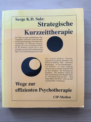 Strategische Kurzzeittherapie - Wege zur effizienten Psychotherapie