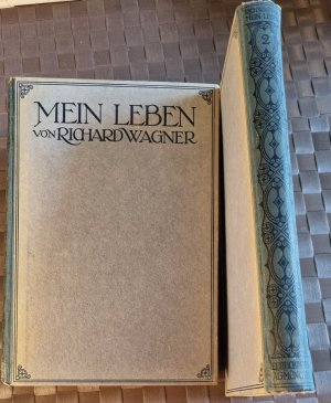 2 Bücher, Mein Leben von RichardWagner, Band 1 und 2