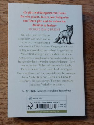 gebrauchtes Buch – Precht, Richard David – Tiere denken - Vom Recht der Tiere und den Grenzen des Menschen