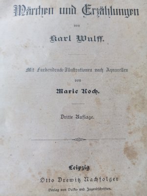 antiquarisches Buch – Karl Wulff – Neue Märchen und Erzählungen