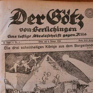 Jahrgang 1924 - Der Götz von Berlichingen. Eine lustige Streitschrift gegen Alle