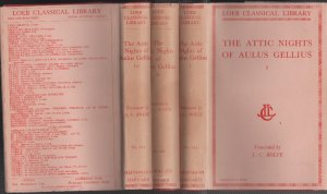 The Attic Nights of Aulus Gellius. In three Volumes