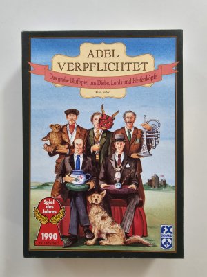 gebrauchtes Spiel – Klaus Teuber – Adel verpflichtet | Spiel des Jahres 1990 | F.X. Schmid | Vollständig | Vintage