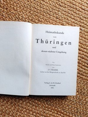 gebrauchtes Buch – Kronfeld, J C – Heimathskunde von Thüringen und dessen nächster Umgebung