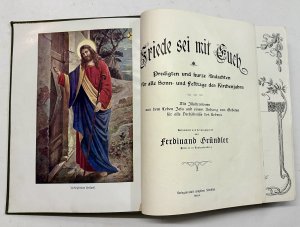 antiquarisches Buch – Ferdinand Gründler – FRIEDE SEI MIT EUCH Predigten und kurze Andachten für alle Sonn- und Feiertage des Kirchenjahres