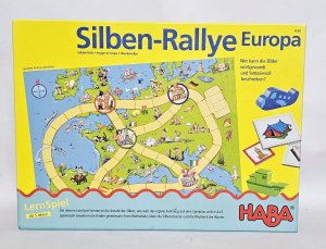 Haba Silben-Rallye Europa Lernspiel