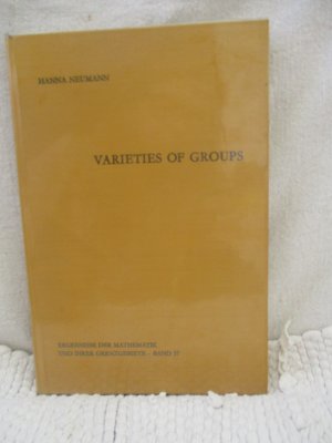 antiquarisches Buch – Hanna Neumann – Varieties of Groups