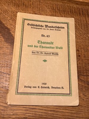 antiquarisches Buch – Dr. R. Mielsch – Tharandt und der Tharandter Wald