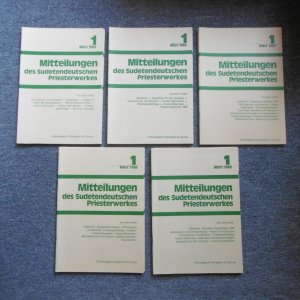 Mitteilungen des Sudetendeutschen Priesterwerkes Königstein Taunus 1985 Heft 1,2,3,4 und 1986 Heft 1,2,3,4 und 1987 Heft 1,2,3/4 und 1988 Heft 1,2,3/4 […]