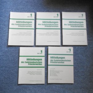 Mitteilungen des Sudetendeutschen Priesterwerkes Königstein Taunus 1990 Heft 1,2,3,4 und 1991 Heft 1,2,3,4 und 1992 Heft 1,2,3,4 und 1993 Heft 1,2/3,4 […]