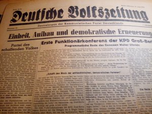 48 mal Deutsche Volkszeitung 1945-46