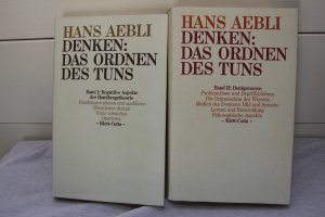 Denken: Das Ordnen des Tuns – Band I (Kognitive Aspekte der Handlungstheorie) und Band II (Denkprozesse)