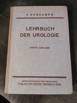 Bildtext: Lehrbuch der Urologie von K. Boshamer