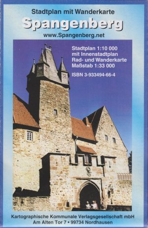 gebrauchtes Buch – Wanderkarte 1:33.000 Spangenberg mit Stadtplan