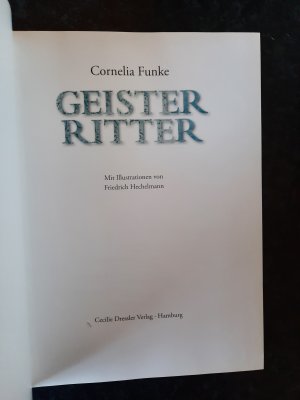 gebrauchtes Buch – Cornelia Funke – Geisterritter