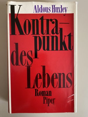 antiquarisches Buch – Aldous Huxley – Kontrapunkt des Lebens - Roman