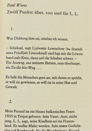 gebrauchtes Buch – Ljubomir Lewtschew / wolfgang köppe (nachdichtung) / peter tschuklew  – Seufzer in Bronze - gedichte