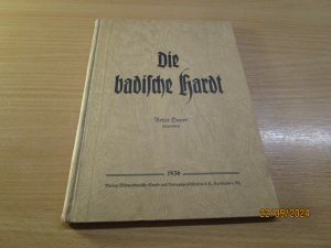 antiquarisches Buch – ARTUR HAUER – Die badische Hardt von 1936