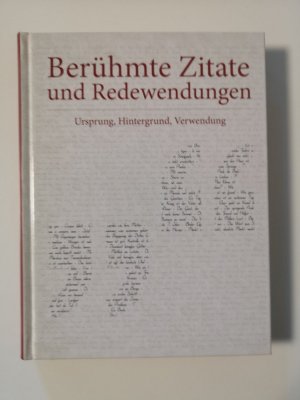 gebrauchtes Buch – Berühmte Zitate und Redewendungen