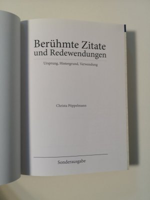 gebrauchtes Buch – Berühmte Zitate und Redewendungen