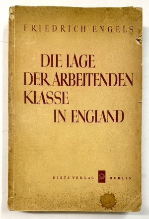 antiquarisches Buch – Friedrich Engels – Die Lage der arbeitenden Klasse in England